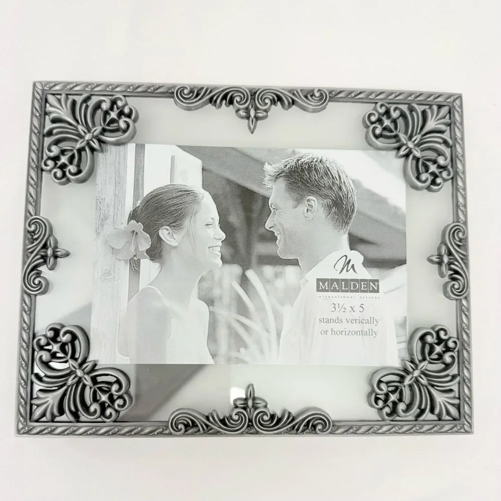 Malden International Designs Set of Two Scroll Design Metal Frames NEW